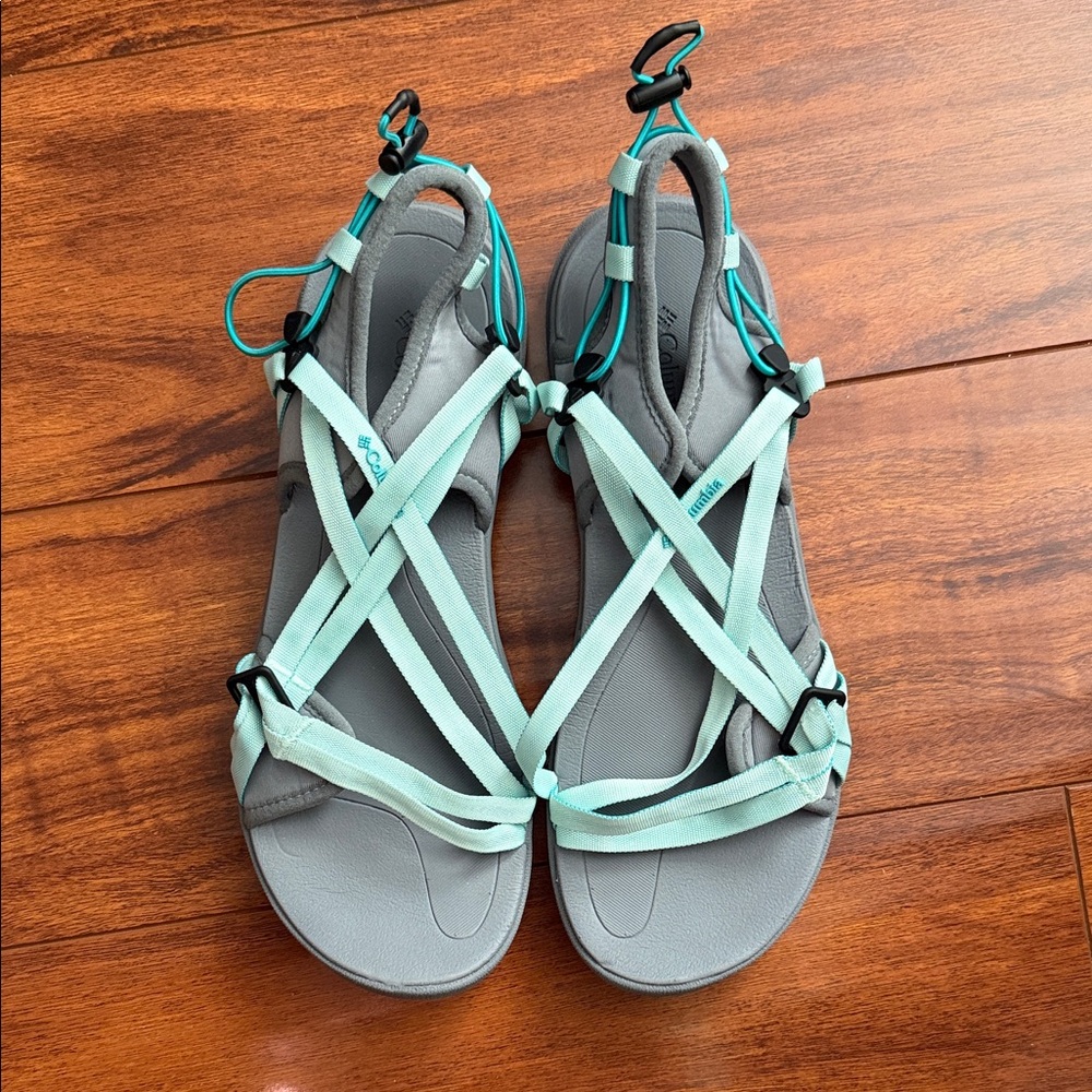 Columbia  Women's Aqua Strappy Sandals size 11